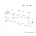 LW-SSRL-60 Foldable Stainless Steel Hand Rail